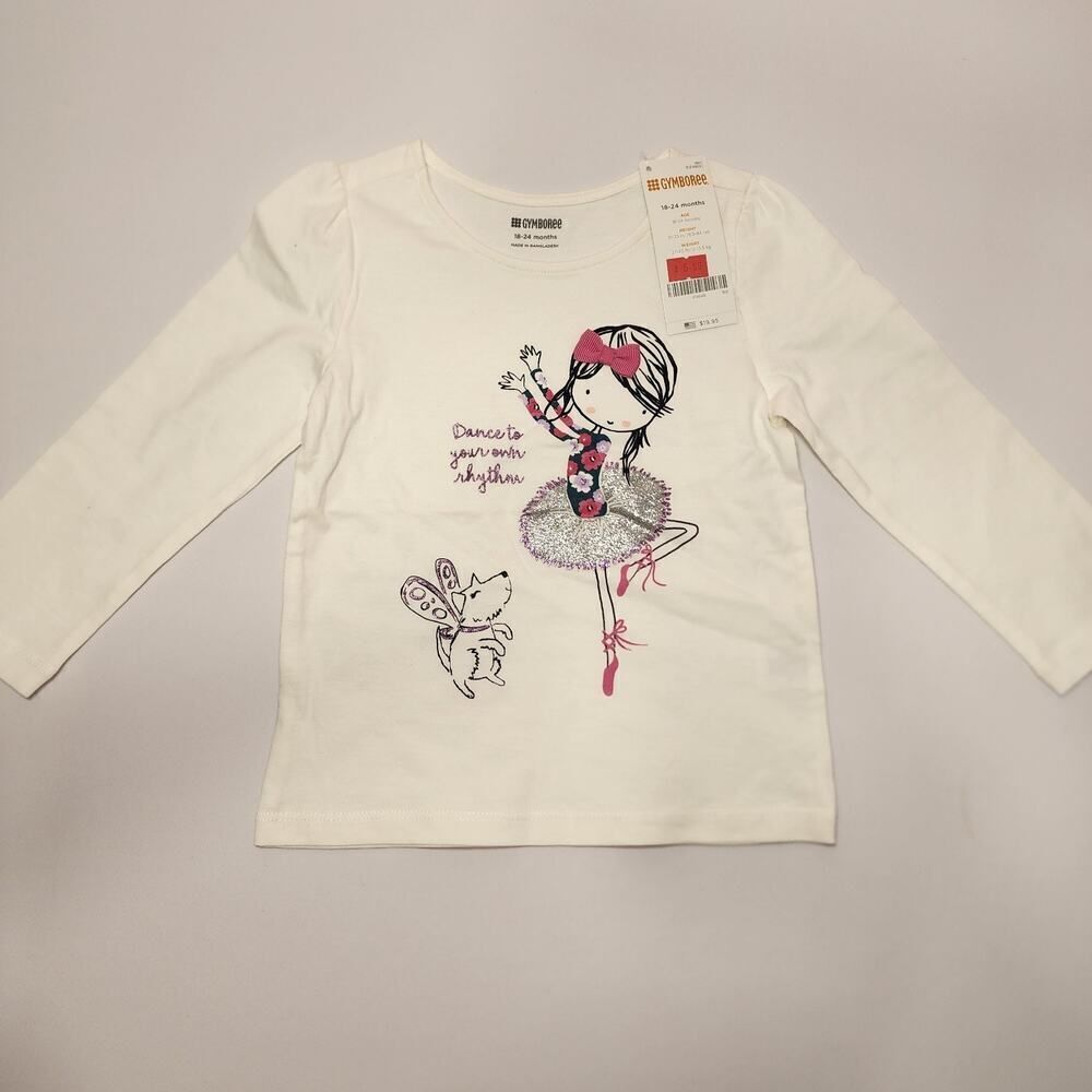 Gymboree Top Dance to Your Own Rhythm Shirt. 18-24 Months.